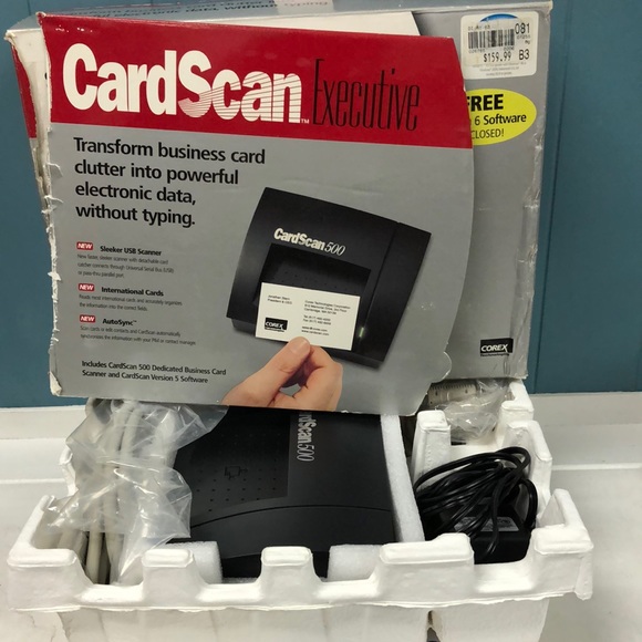 CardScan 500 Executive Business Card Scanner - Picture 1 of 5